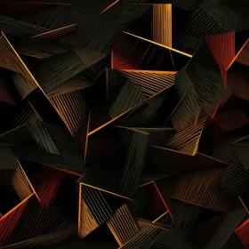 Luxury Geometric Pattern - Brown, Orange, Yellow