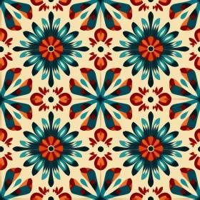 Colorful Moroccan Tile Pattern - Home Decor Design