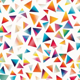 Colorful Triangles Seamless Pattern for Web Design