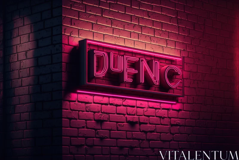 Mesmerizing Neon Sign Art in Duncan Restaurant: A Neo-Pop Surrealism Masterpiece AI Image