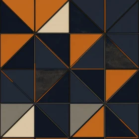 Modern Geometric Triangle Pattern