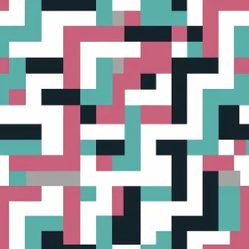 Colorful Geometric Pattern for Web and Print