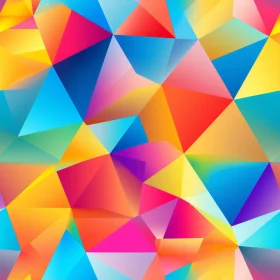 Colorful Triangle Pattern - Seamless Design
