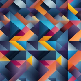 Colorful Geometric Pattern - Design Element