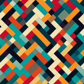 Colorful Geometric Pattern for Websites and Prints