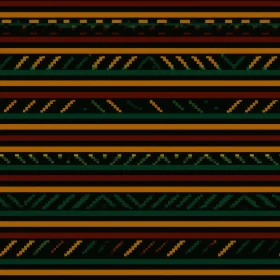 Ethnic African Stripes Geometric Pattern