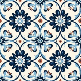 Moroccan Tiles Seamless Pattern - Traditional Design