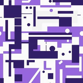 Purple Geometric Abstract Pattern