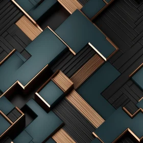 Dark Green Geometric Abstract Background