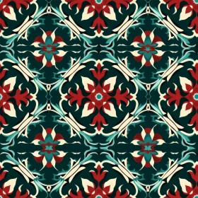Elegant Floral Pattern for Fabric and Wallpaper