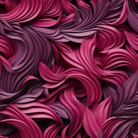 Intertwined Pink and Purple Petals 3D Pattern