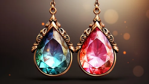 Exquisite Yellow Gold Gemstone Earrings for Special Occasions