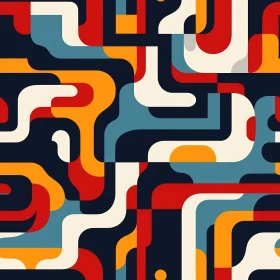 Colorful Geometric Pattern Illustration | Design Element