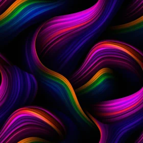 Colorful Waves Seamless Pattern - Vibrant Design