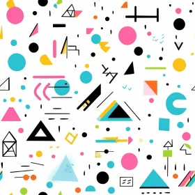 Colorful Geometric Shapes Pattern
