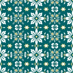 Elegant Hand-Painted Floral Pattern for Fabric and Wallpaper