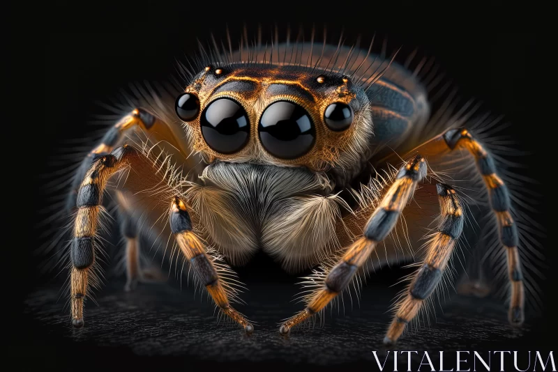 Captivating Spider with Mesmerizing Eyes | National Geographic AI Image