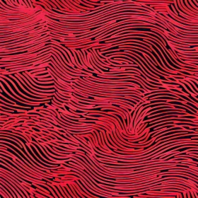 Red and Black Abstract Waves Pattern