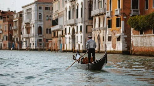 Venice Gondolier: Navigating the Serene Canals of the Romantic City