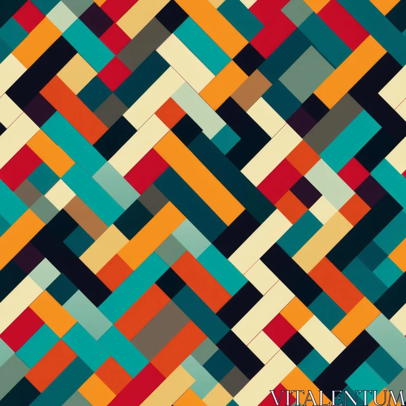 Colorful Geometric Pattern for Websites and Prints AI Image