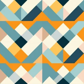 Colorful Geometric Seamless Pattern for Fabric and Wallpaper