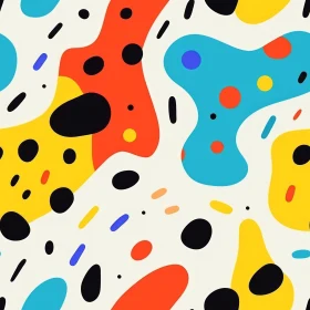 Colorful Abstract Shapes Pattern