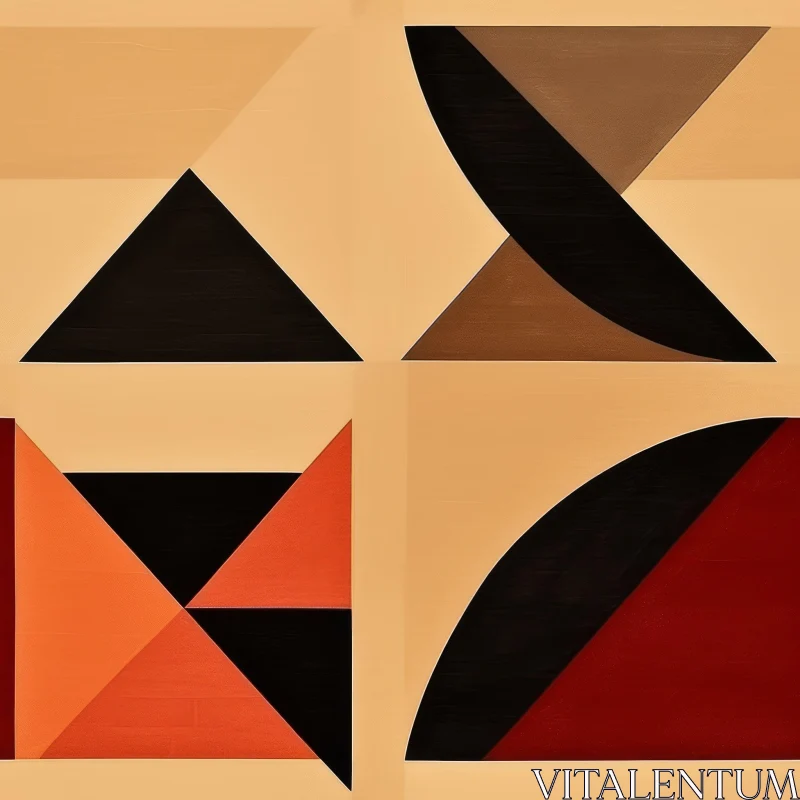 Bold Geometric Abstraction for Design Projects AI Image