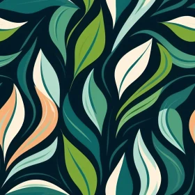 Abstract Leaves Pattern - Modern Design