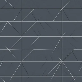 Subtle Geometric Pattern - Blue and Gray Design