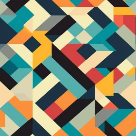 Colorful Geometric Pattern for Design Inspiration