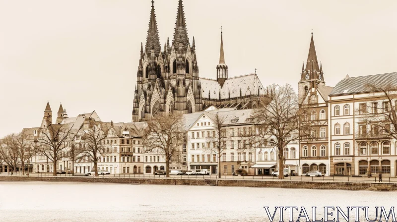Cologne Cathedral: A Captivating Gothic Marvel in Germany AI Image
