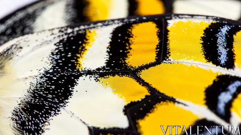 Detailed Butterfly Wing Close-Up AI Image