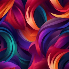 Colorful Waves Pattern for Design Projects