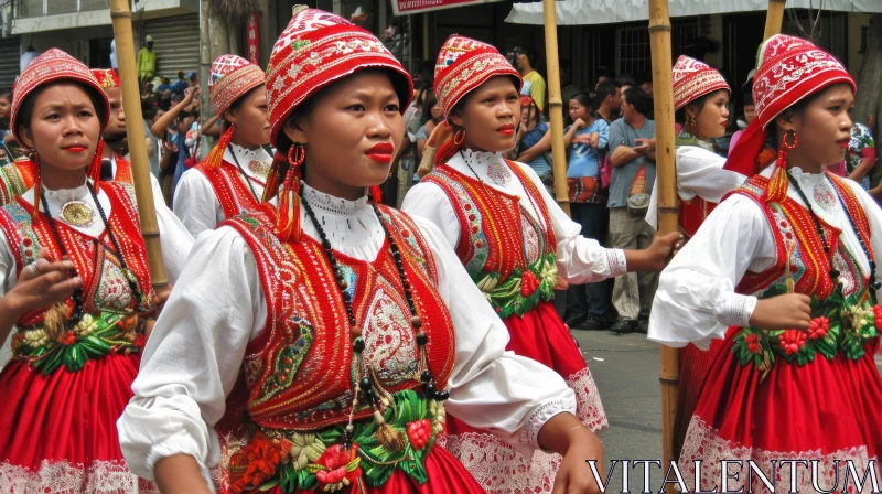 Traditional Filipino Costumes: A Vibrant Celebration of Culture AI Image