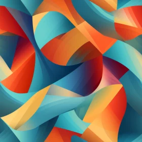Colorful Abstract Seamless Pattern for Web and Fabric Design
