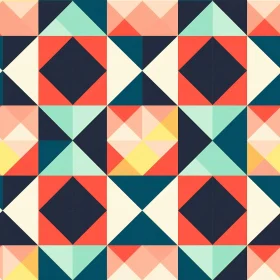 Colorful Geometric Pattern - Repetitive Design for Fabric & Wallpaper