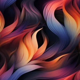 Blue Abstract Waves Background