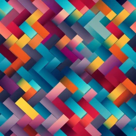 Colorful Geometric Rectangles Pattern
