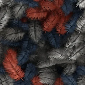 Feathers Seamless Pattern Design