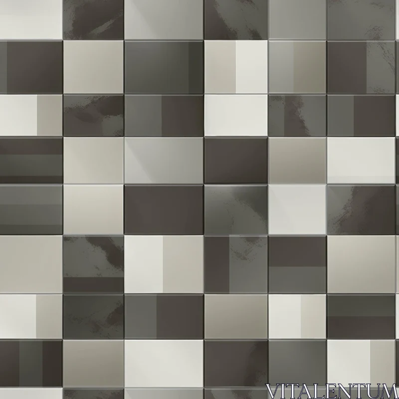 Beveled Edge Ceramic Tile Texture AI Image