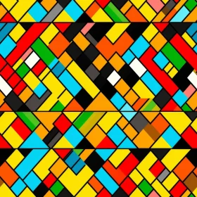 Colorful Geometric Pattern for Backgrounds and Prints
