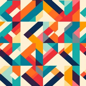 Colorful Geometric Pattern for Modern Decor