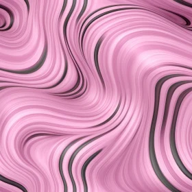 Pink and Black Gradient Wavy Abstract Background