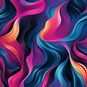 Bold Abstract Painting - Expressive Color Palette for Home Decor