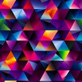 Colorful Triangle Pattern - Seamless Design for Visual Appeal