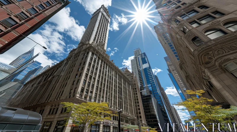 Rookery Building - Historic Skyscraper in Chicago, Illinois AI Image