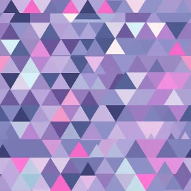 Harmonious Geometric Triangle Pattern in Purple, Pink, and Blue