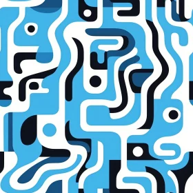 Energetic Memphis-Milano Style Vector Pattern