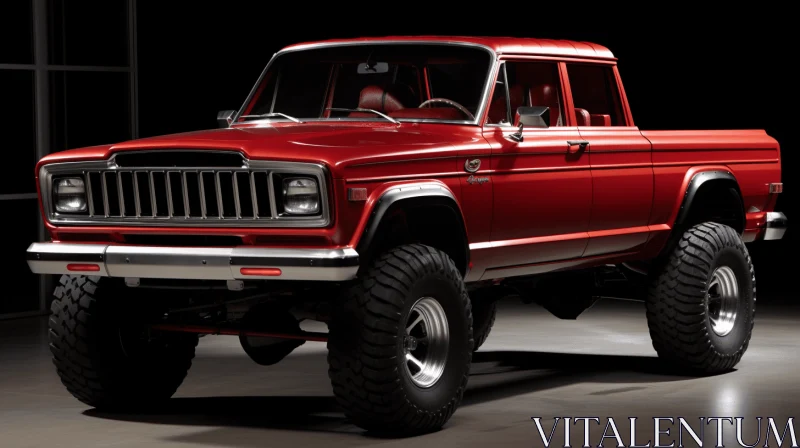 Impressive 1974 Jeep Bronco Concept Car - Classic American Beauty AI Image