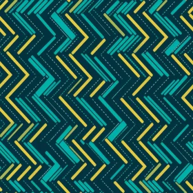 Modern Geometric Blue and Green Pattern